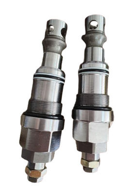PC200-7 PC200-8 รถขุดอะไหล่วาล์วระบายความปลอดภัย 100% ใหม่