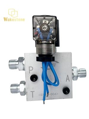 12V / 24V เครื่องเชื่อมการเปลี่ยนรวดเร็ว วาล์วซอลีนอยด์ไฮดรอลิกสําหรับเครื่องขุด